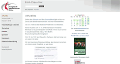 Desktop Screenshot of emk-clausthal.de