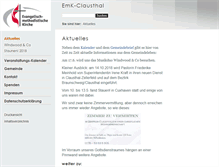 Tablet Screenshot of emk-clausthal.de